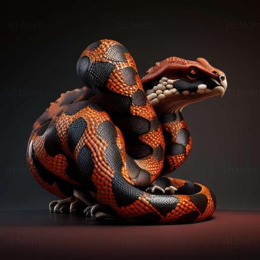 3D model Lampropeltis holbrooki (STL)